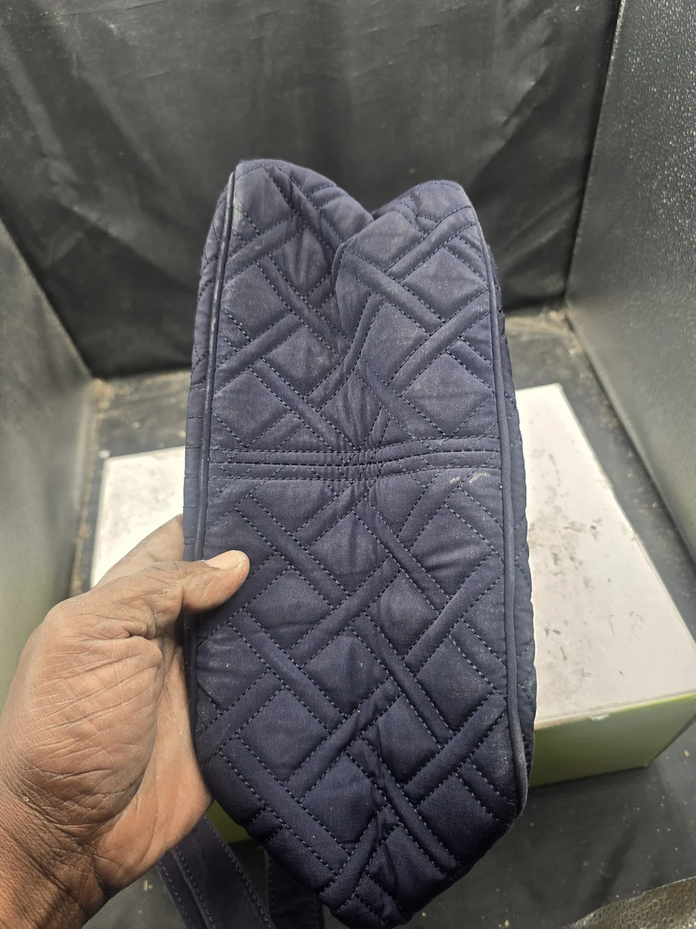Vera Bradley Quilted Navy Crossbody Shoulder Bag